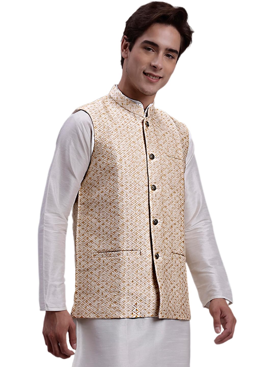 jompers Men's Woven Design Waistcoat-picture-30
