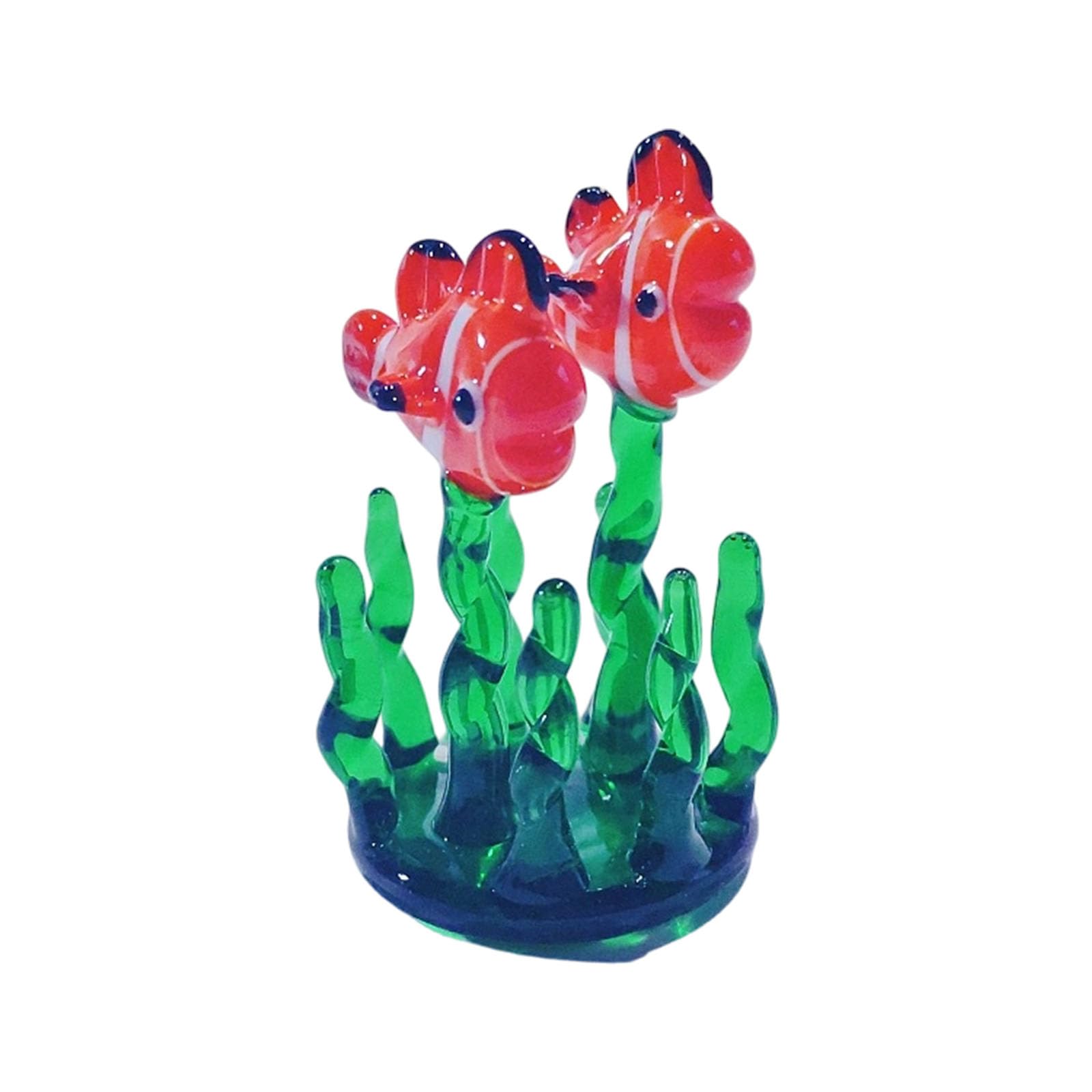 Osniyaw C Hand Blown Glass Sea Animal Sculpture Fish Figurines Statue Table Decoration For Home Decorations Ollectibles Mouthblown Figurines