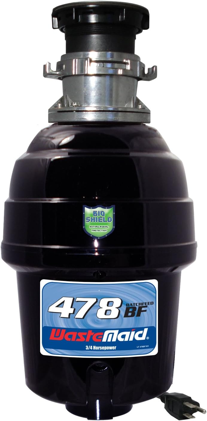 Waste Maid WM-478-BF 3/4 HP Batch Feed Garbage Disposer