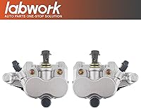 Vista 2 de labwork Pinzas de freno delantera derecha izquierda con pastillas de repuesto para Can Am Maverick 1000 2013-2017