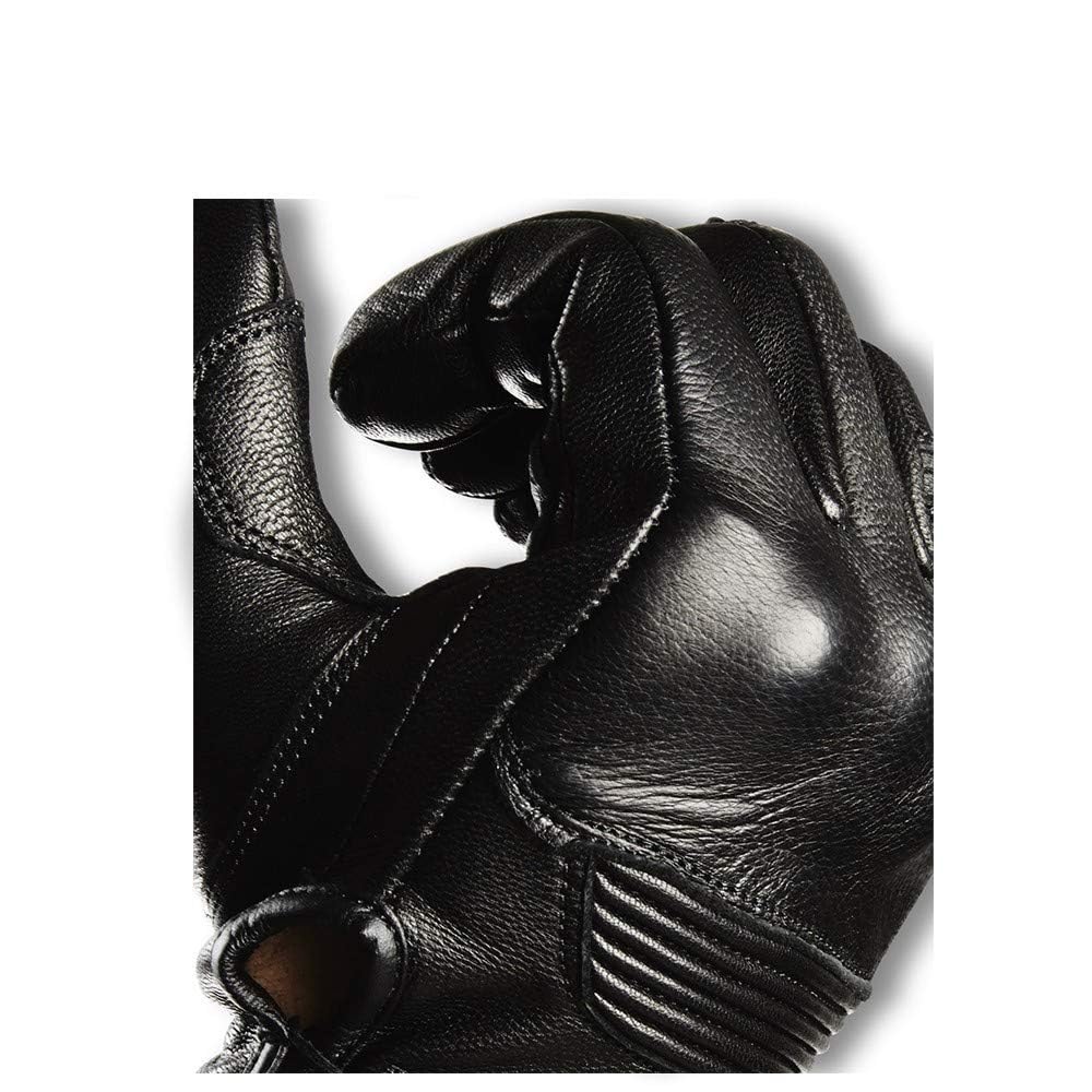 KSK Gants Smart - Été Gants Moto, Scooter Noir - Protection Optimale pour Trajets Urbains et Route