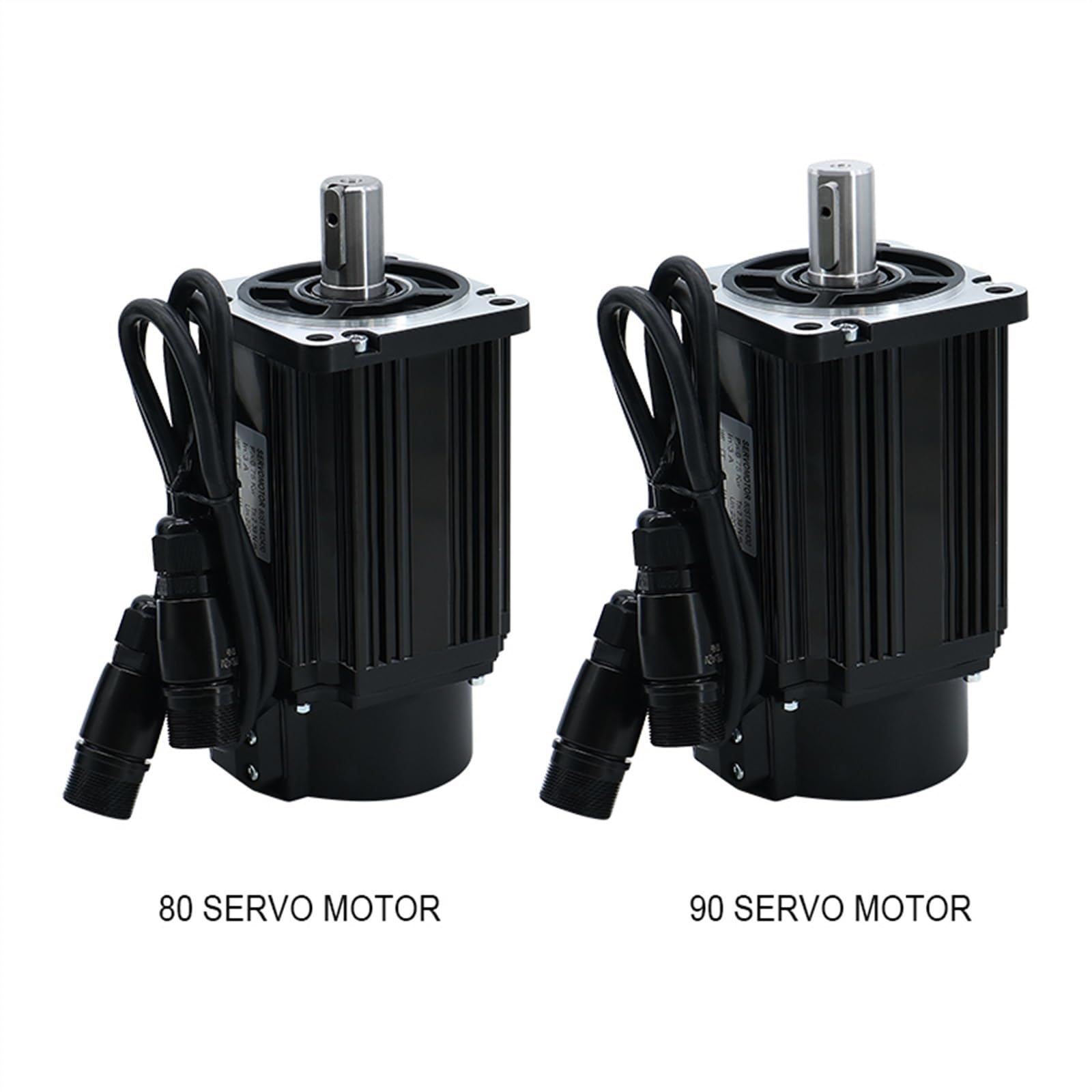 Motore passo-passo, Flangia servomotore 80ST-M02430 / 90ST-M02430 750w 80 2,4 Nm con driver CA A1-SVD15 Kit 0,75 kW for fresatrice CNC(80st With brake)