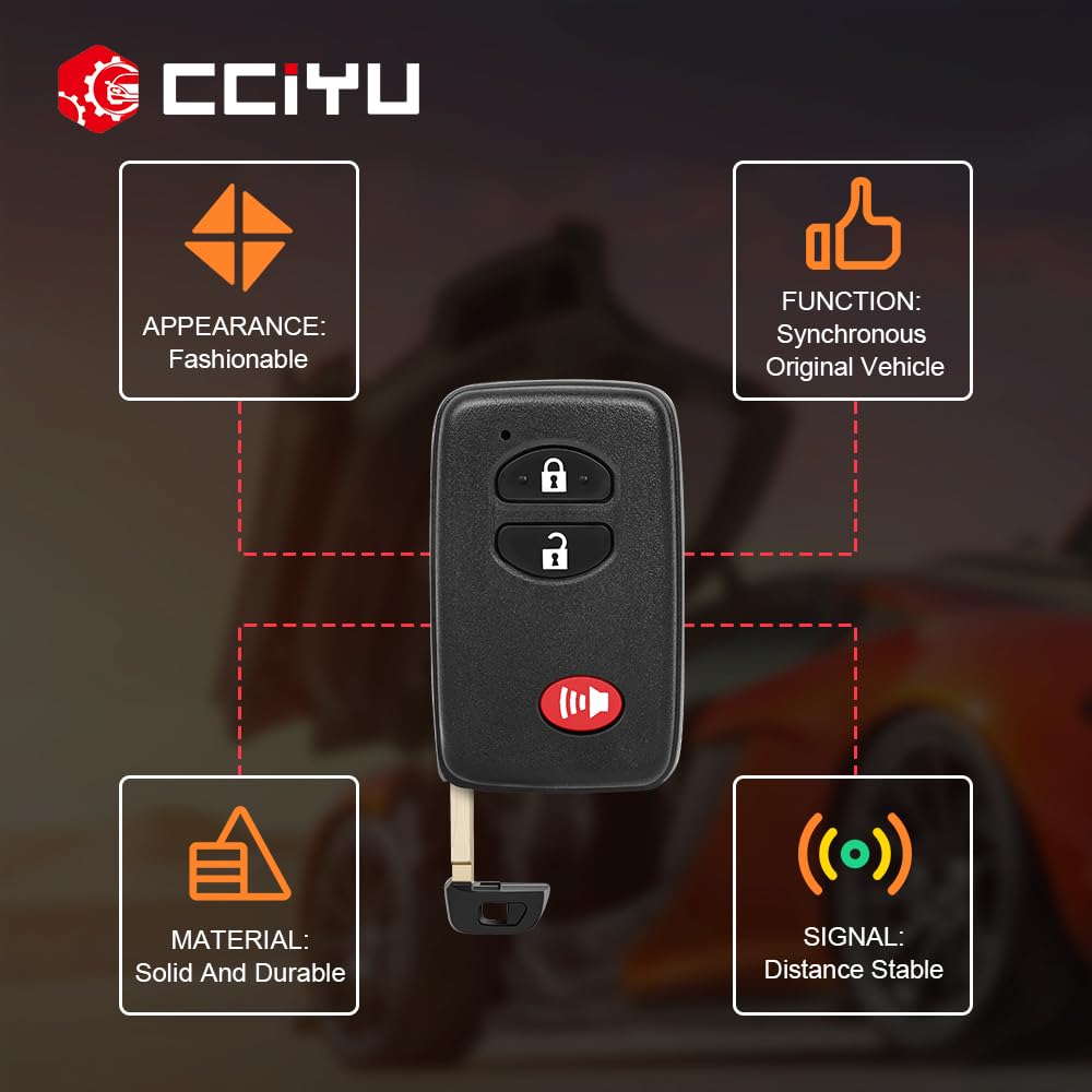 Amazon.com: cciyu 1 X Flip Key Fob Uncut Blade 3 bottoms