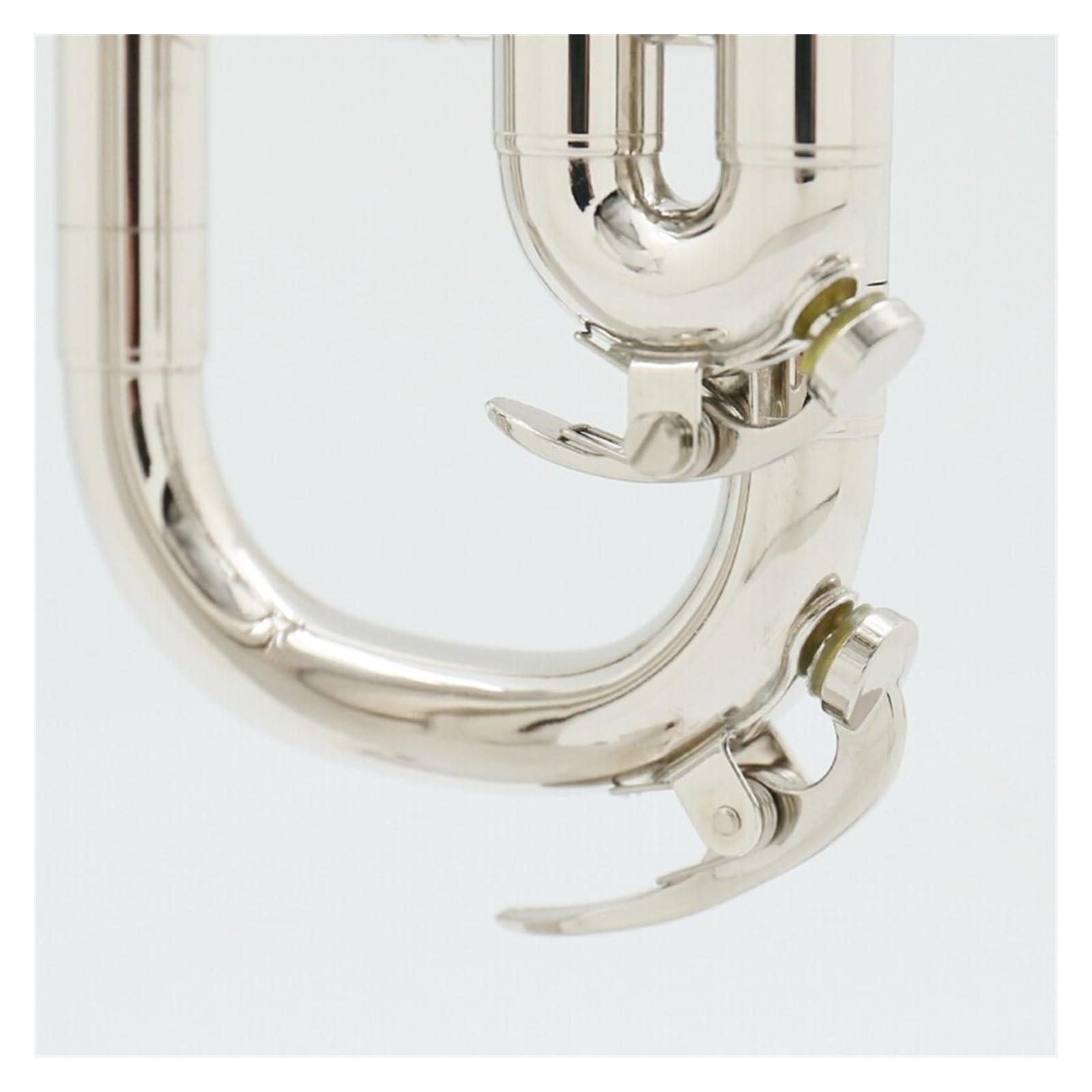 Standard Trompete Messing Vernickelt Trompete B Dur Professionelle Aufführungspraxis Blasinstrument Für Erwachsene(Gold lacquered)
