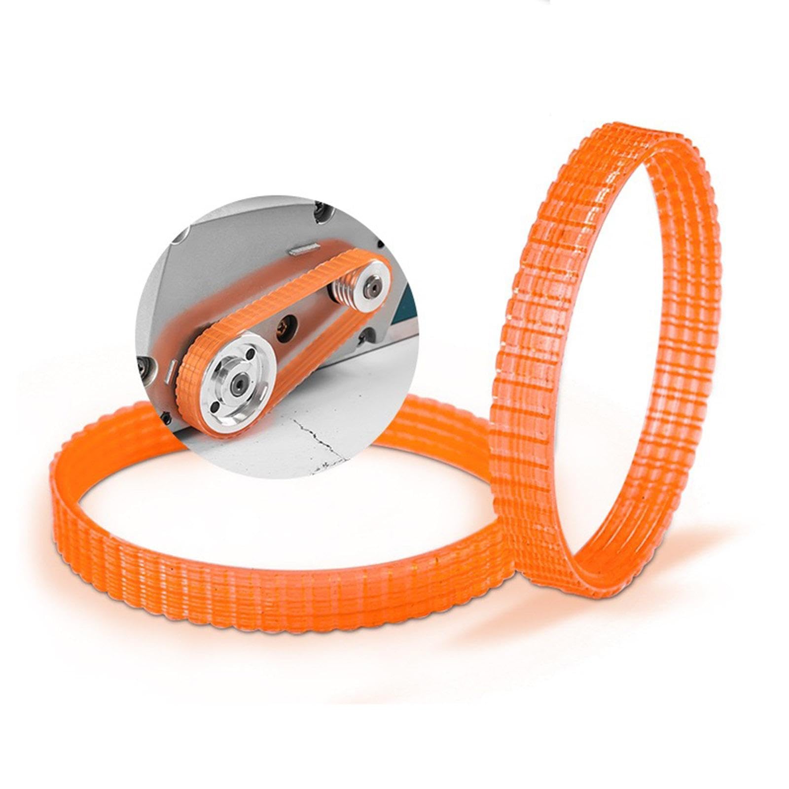 Milageto 2 cinghie di trasmissione per pialla, accessori, circonferenza 238 mm, parti di ricambio per utensili di carpenteria per pialla elettrica da 82 mm, nylon