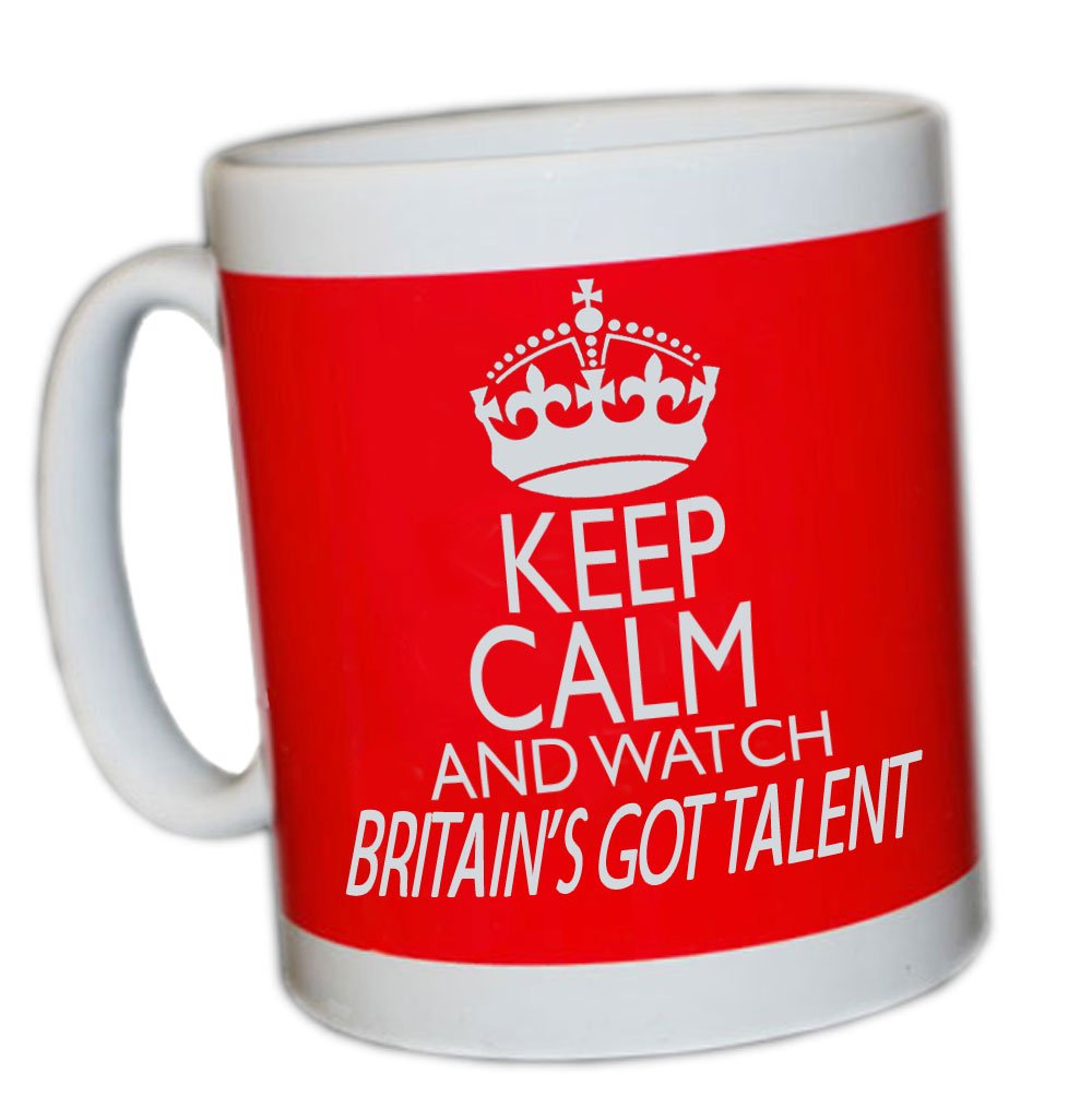 KEEP CALM AND WATCH BRITAIN'S GOT TALENT (RED) MUG