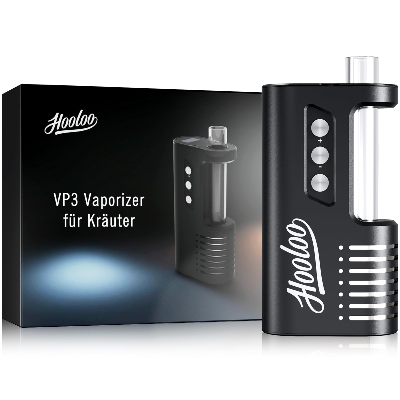 HOOLOO Kräuter Vaporizer Tragbarer Verdampfer Kräuter | Schnelle Erwärmung 30s Heizzeit