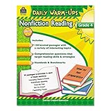 Teacher Created Resources Daily Warm-ups: Nonfiction Reading, Grade 4, 176 Pages (5034)