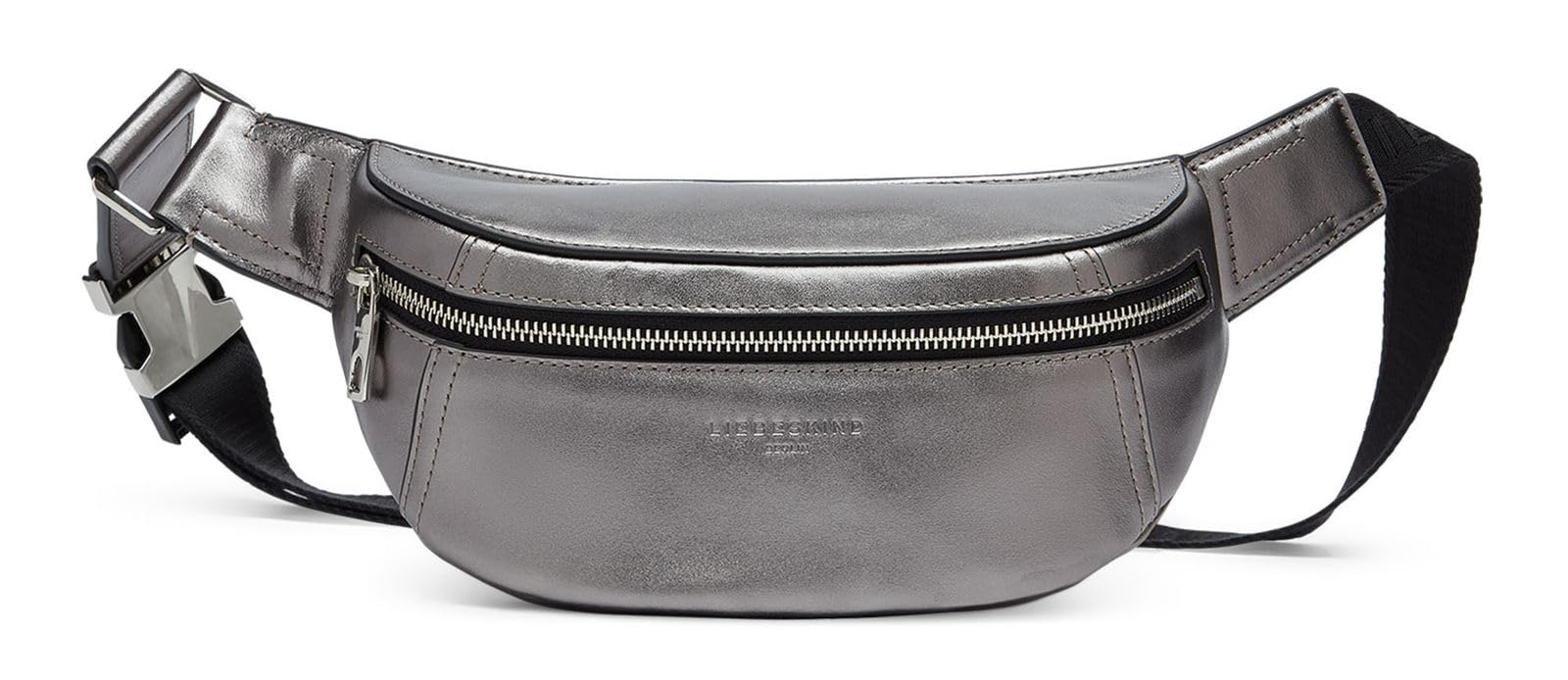 LIEBESKIND Berlin Belt Bag Cross Body Bag Chudy Beltbag Silver Stone Dark Grey