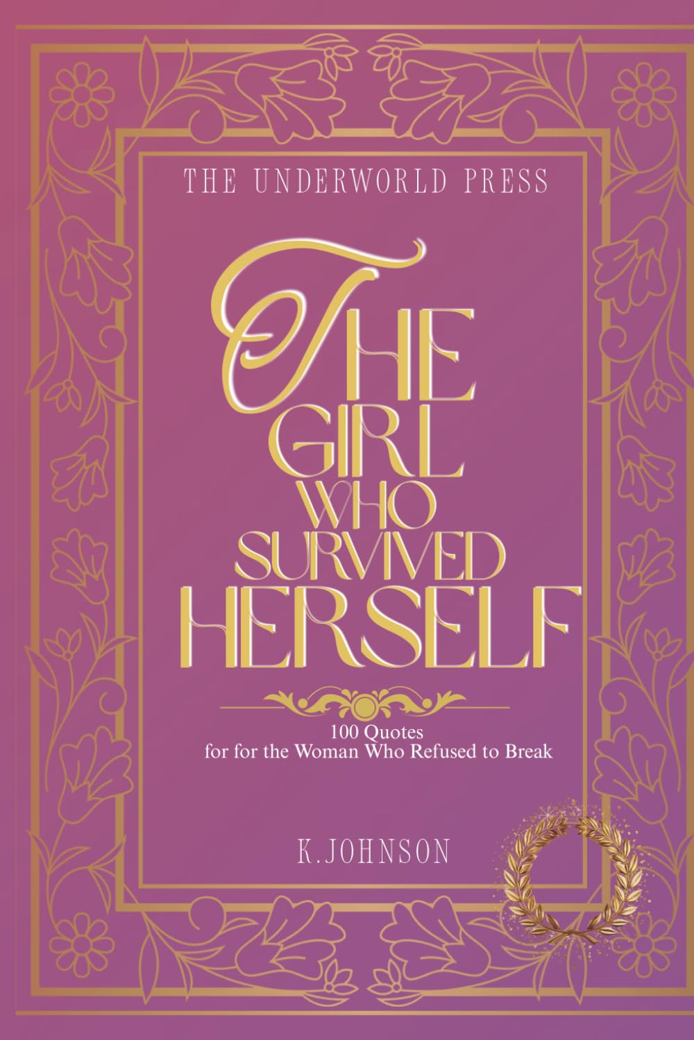 The Girl Who Survived Herself: 100 Quotes for for the Woman Who Refused to Break (The Dark Feminine Quote Collection)