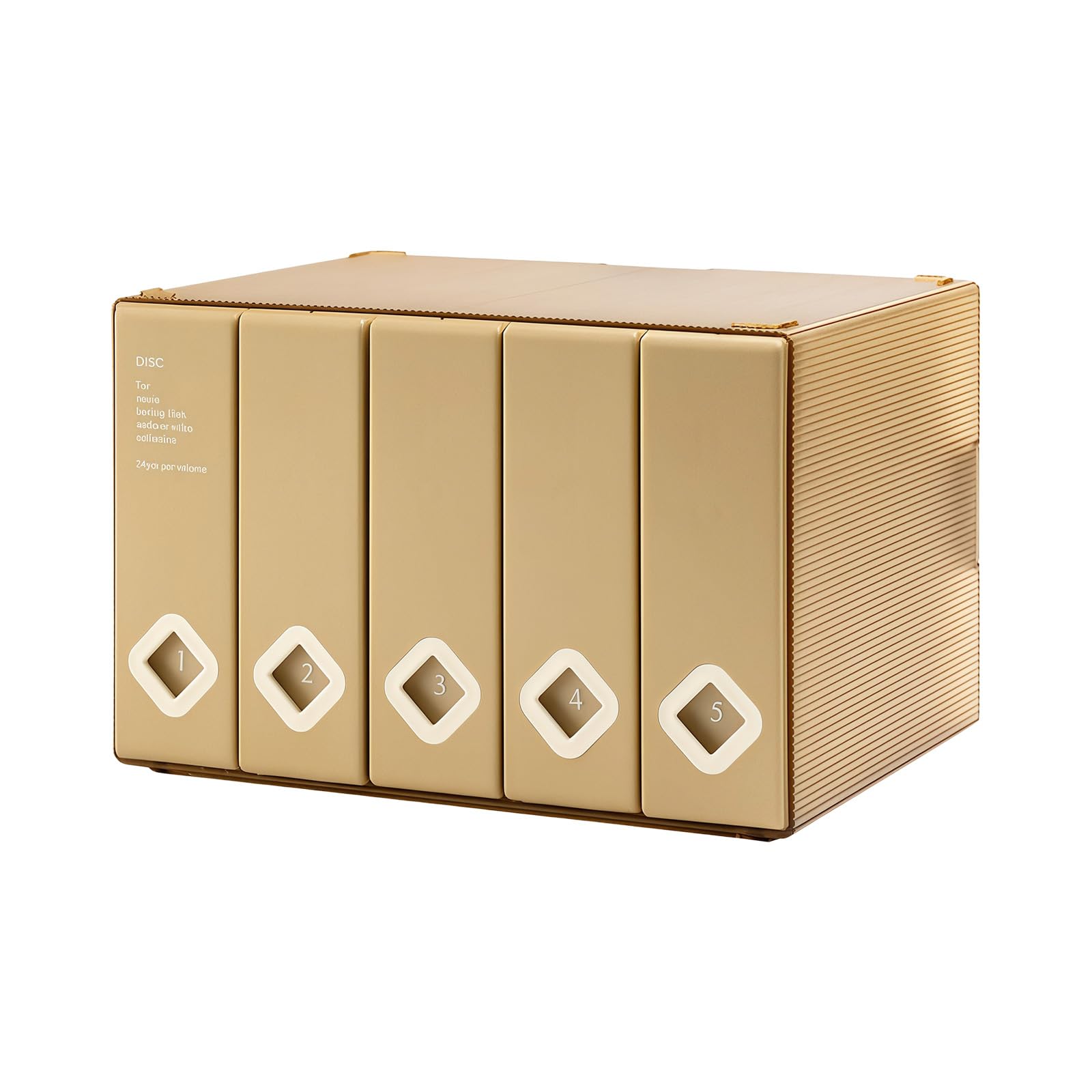 Boîtier 100 disques empilable pour ranger et protéger sans encombre