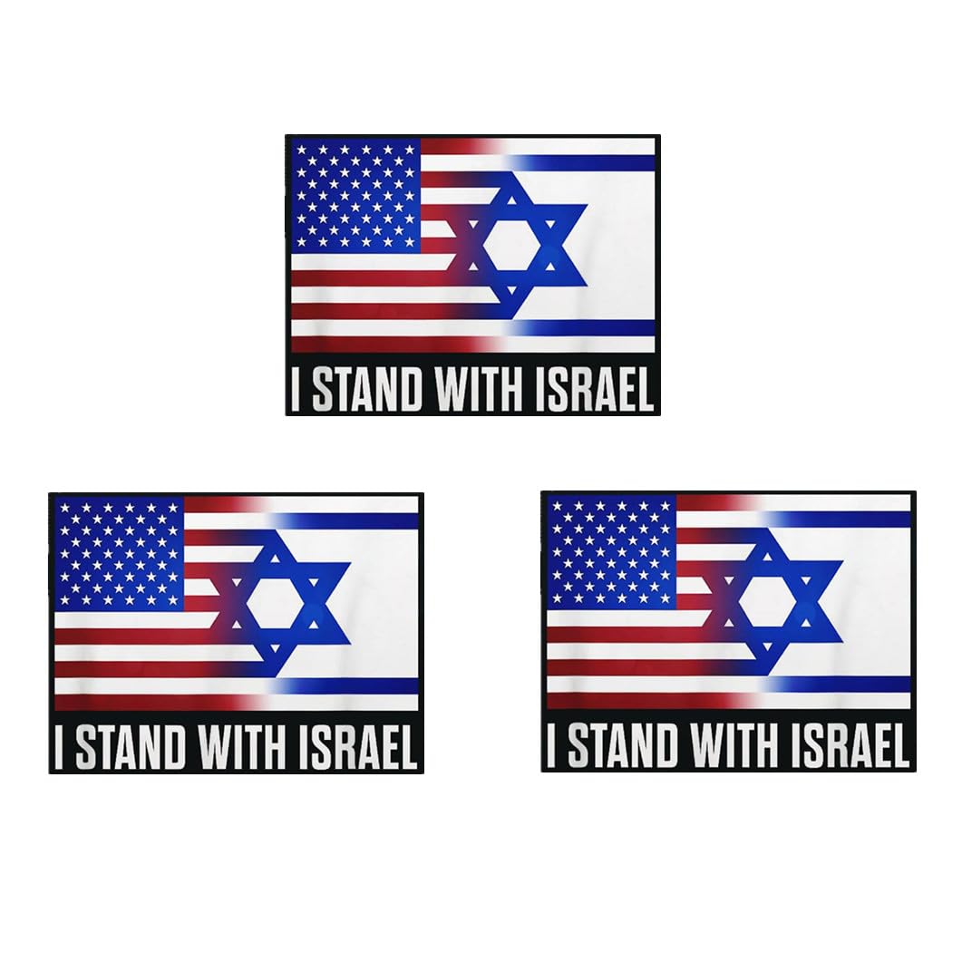 Israel & USA Flagge 90x150 Cm – Wetterfeste Doppel-Fahne