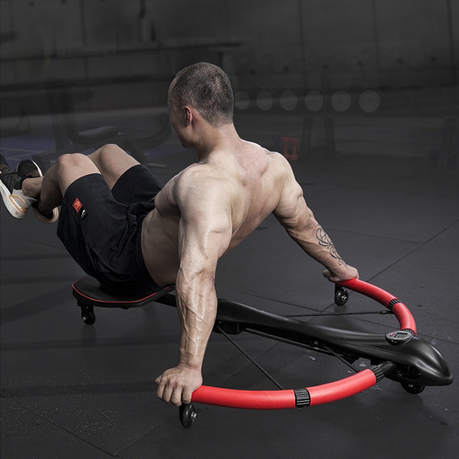 Rudergerät, AB-Trainingsgerät, Core- und Bauchtrainer, Krafttraining, Libellenmaschine, Ganzkörpertraining, Fitnessgerät for das Heim-Fitnessstudio