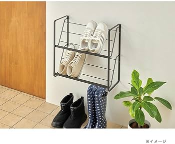 Amazon｜カインズ(CAINZ) 浮かせて収納 スリッパ・シューズラック 幅