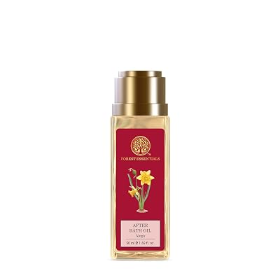 Forest Essentials After Bath Oil Nargis | After Shower on Wet Skin | Keeps Skin Hydrated in just 2 Mins | For Lightly Sc