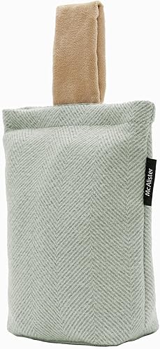 McAlister Textiles Tope de puerta de espiga sin relleno, tela decorativa azul cielo para todas las puertas, lavable a máquina, 8 x 7 pulgadas