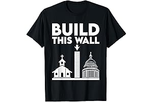 Build This Wall: Separation Of Church And State T-Shirt