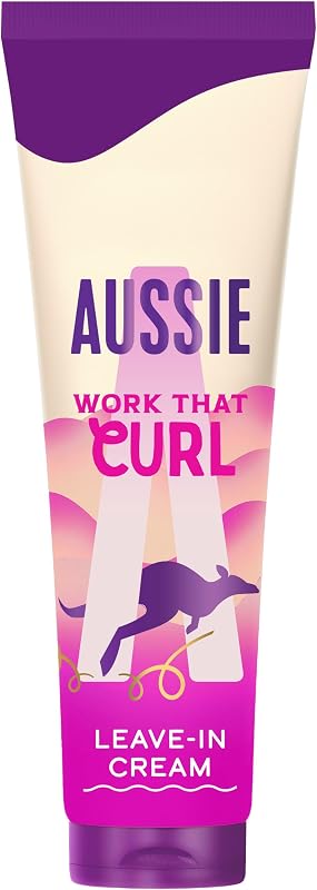 Aussie Work That Curl crème définition boucles sans rinçage à l'huile de coco, 160 ml