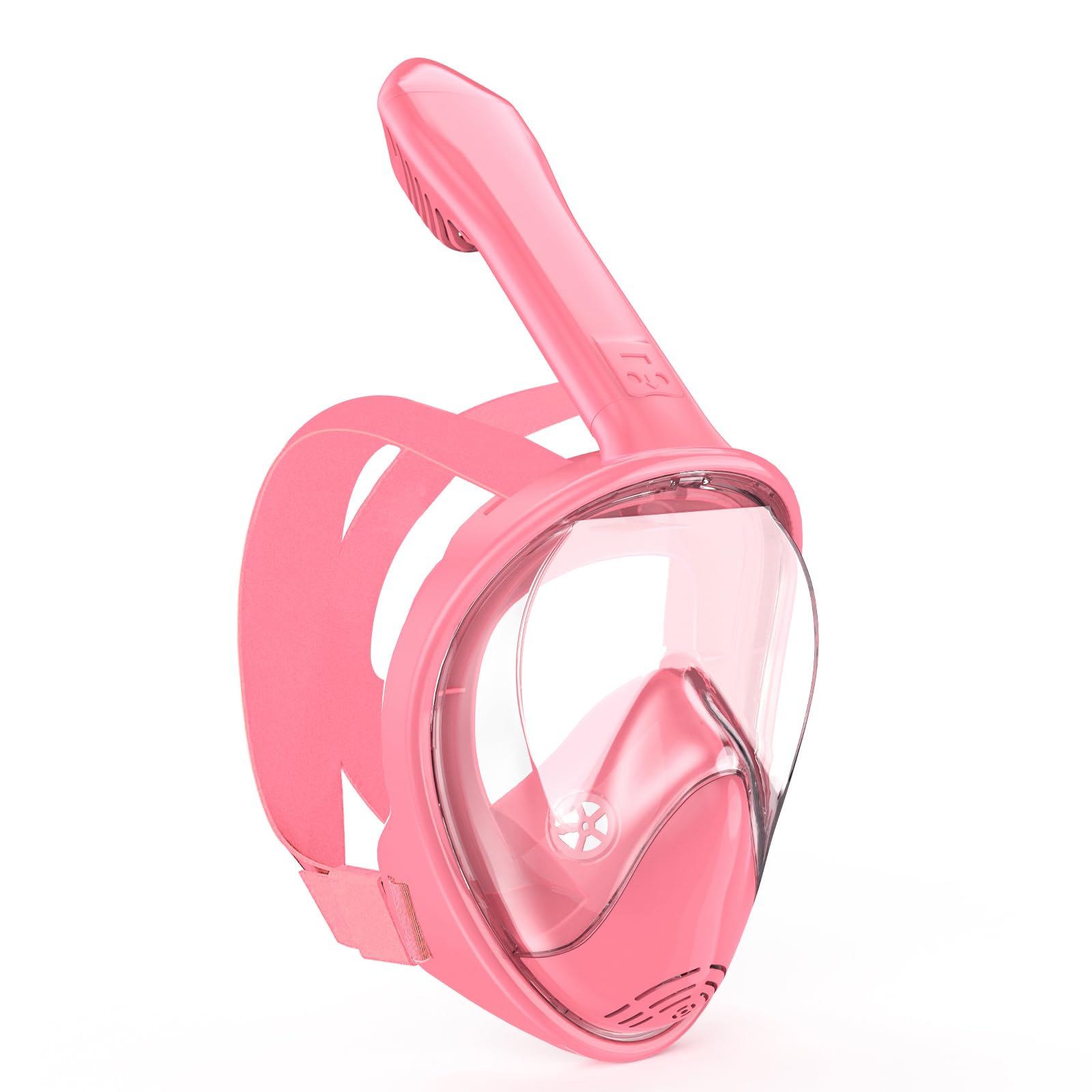Kids Snorkel Mask Full Face, Snorkeling Gear for Kids with Camera Mount, 180 Degree Panoramic View Snorkeling Set Anti-Fog Anti-Leak