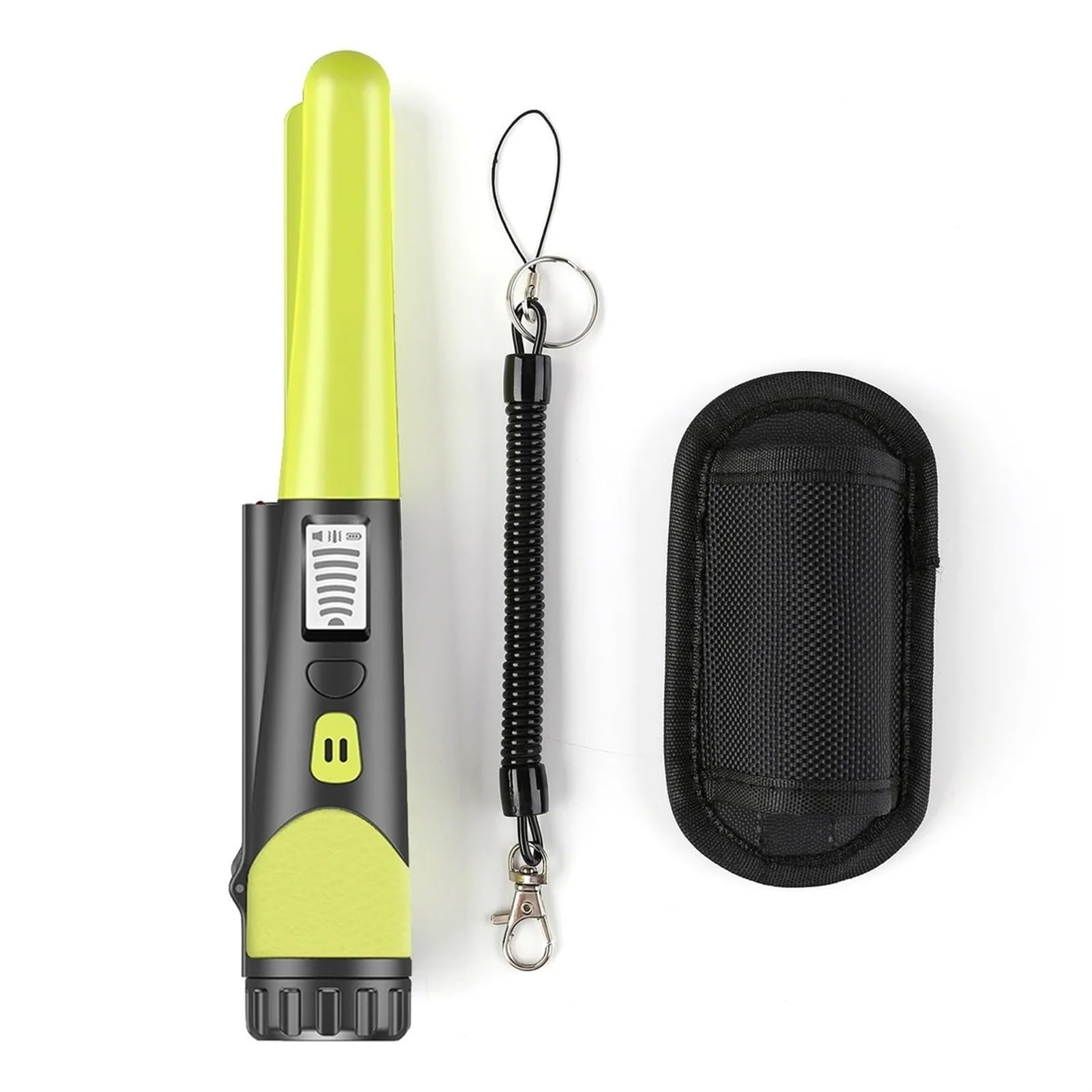 JVDDI Handheld Metal Detector Waterproof High Sensitivity Gold Detector Pointer Treasure Pinpointing Finder Probe With LCD Screen(Groen)