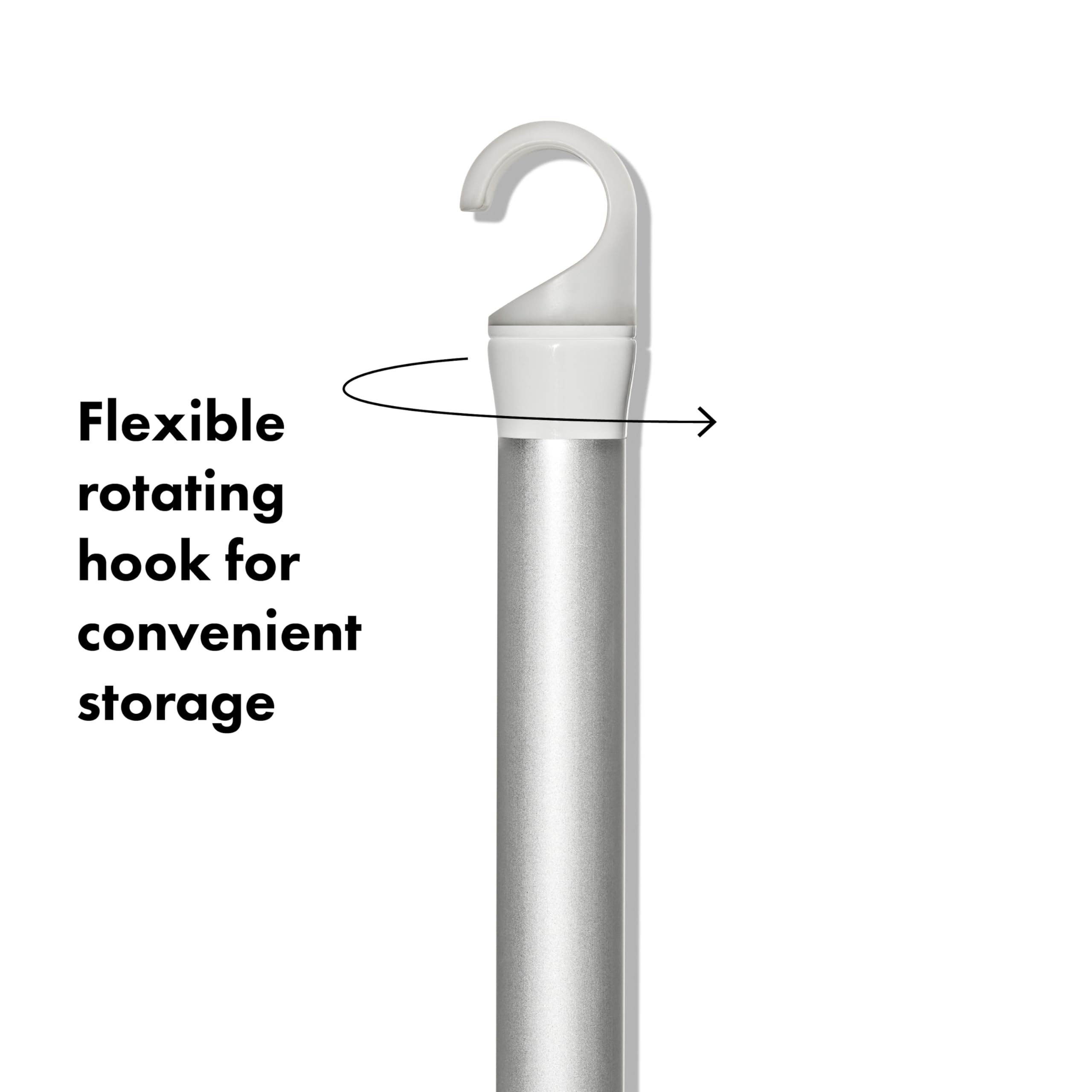 Tergivetro OXO Good Grips Con Manico Telescopico In Alluminio, Lama In Silicone, Gancio 360°