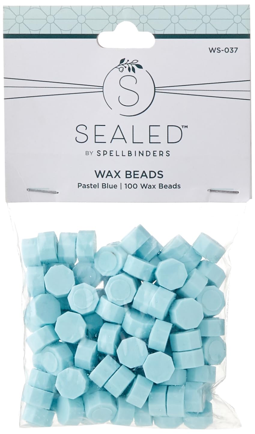 SPELLBINDERS Pastel Blue Wax Beads