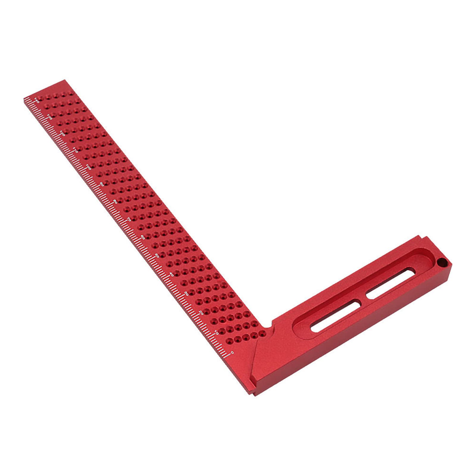 Tsophreniq Red Woodworking Scriber T-Square Ruler 600Mm, Architect For Carpenter Work, Layout And Measuring Tools T-Type