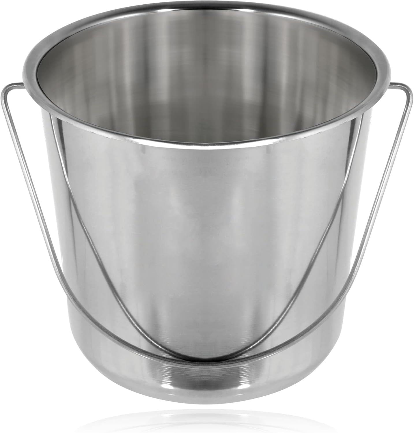 Sponsored Ad – SPARES2GO 12 Litre Stainless Steel Handled Pail Bucket (Silver)