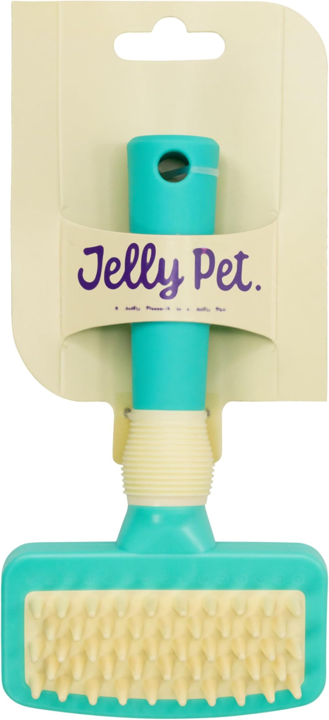Jelly Pet Deshedding Dog Bath Brush, Curry Brush for Short