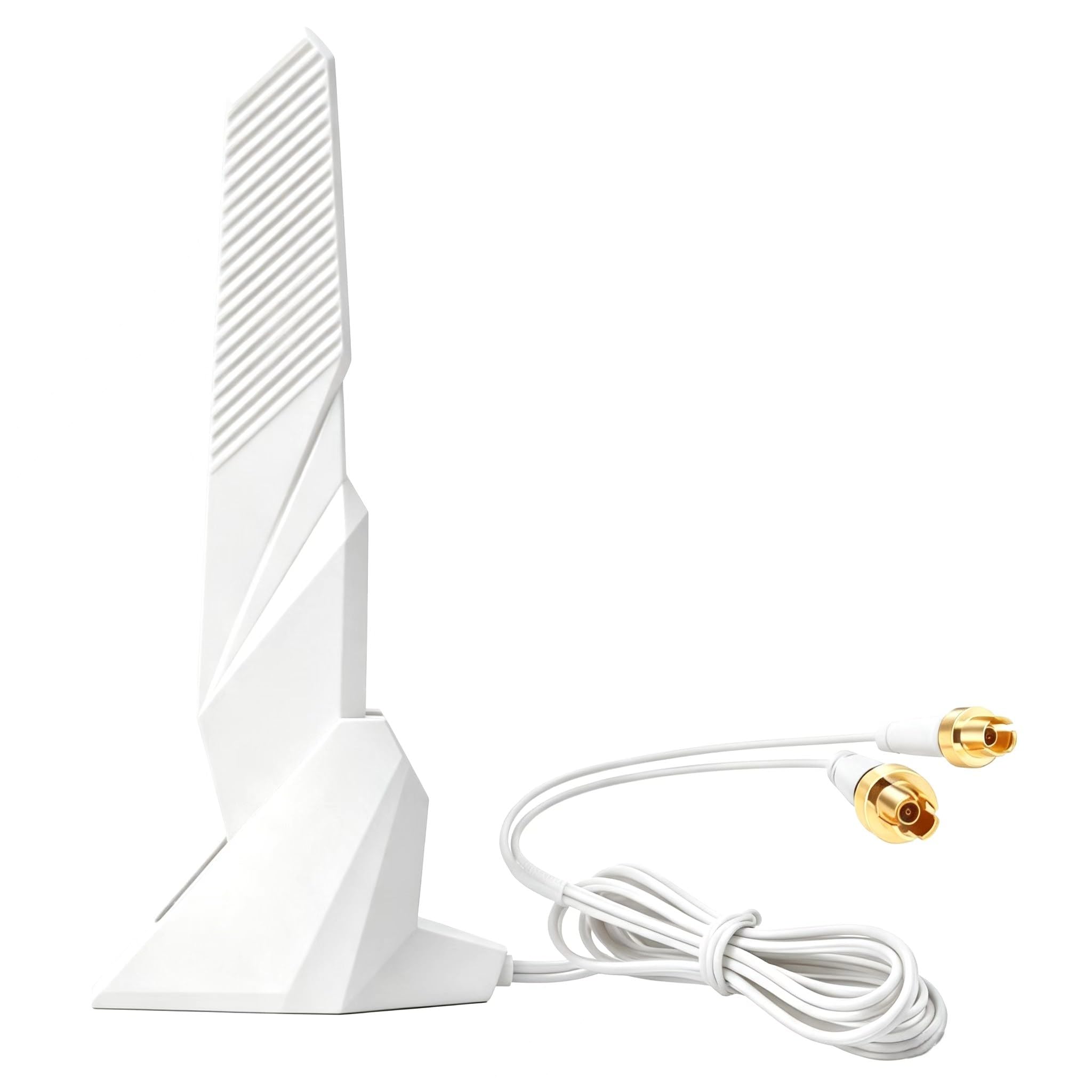 Antenne de remplacement pour carte mère WiFi 7 EZ-Plug (Blanc) | Support magnétique, connecteur EZ-Plug compatible WiFi 7, antenne de rechange, pour carte mère de jeu