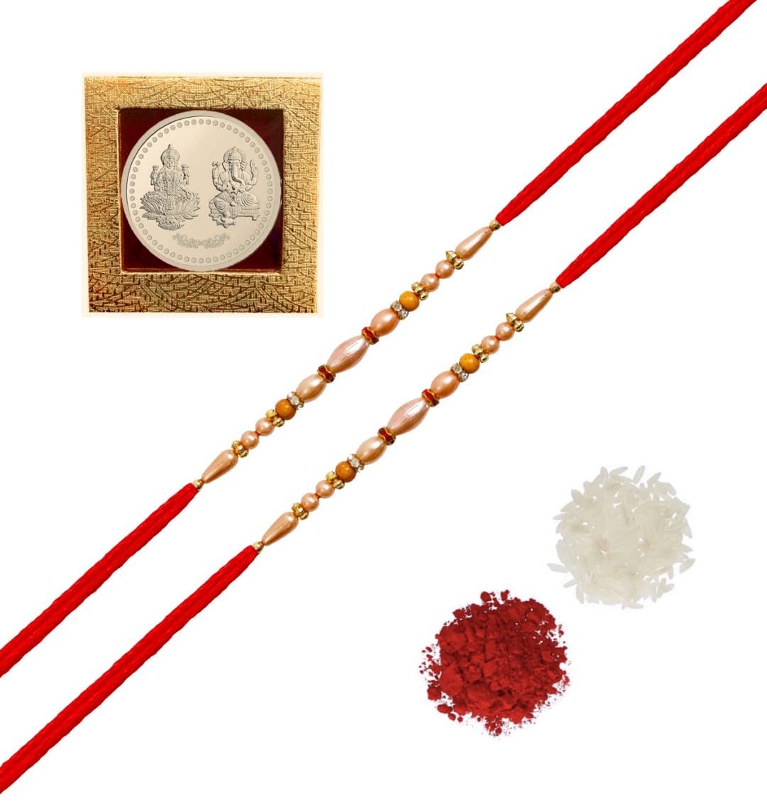 Rakhi/Rakhi for Brother/Rudraksha Rakhi/Send rakhi to USA/Rakhi for Brother with Gift Set/Rakhi Bracelet/rakhi for brother and bhabhi/Rakhi Set