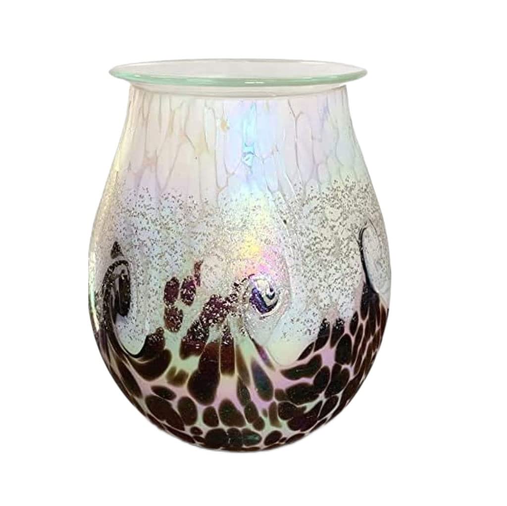 Elektrischer Kerzenwärmer Kunstglas Duftwachs schmilzt Brenner Aroma Nachtlicht Dekorative Lampe für Geschenke Wohnkultur Café