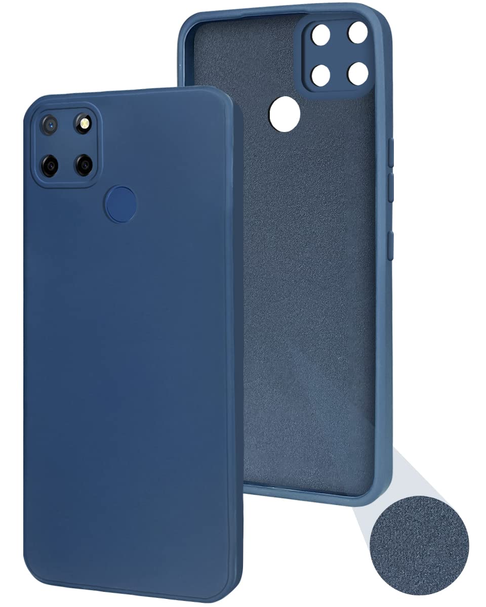Jkobi Back Cover Case for Realme C25 | C25s (Inside Fiber Cloth | Smooth Matte Finish | Elegant Professional Look |Blue) (B0B7S7FJLJ) Amazon Price History, Amazon Price Tracker