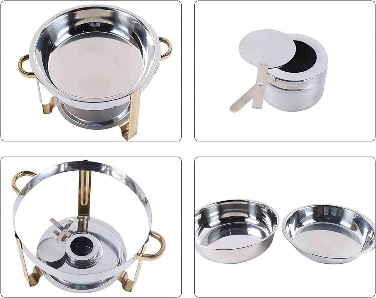 フードウォーマー ステンレス製 4容器 Amazon.co.jp: チェーフィングディッシュステンレス製加温容器4Lフード