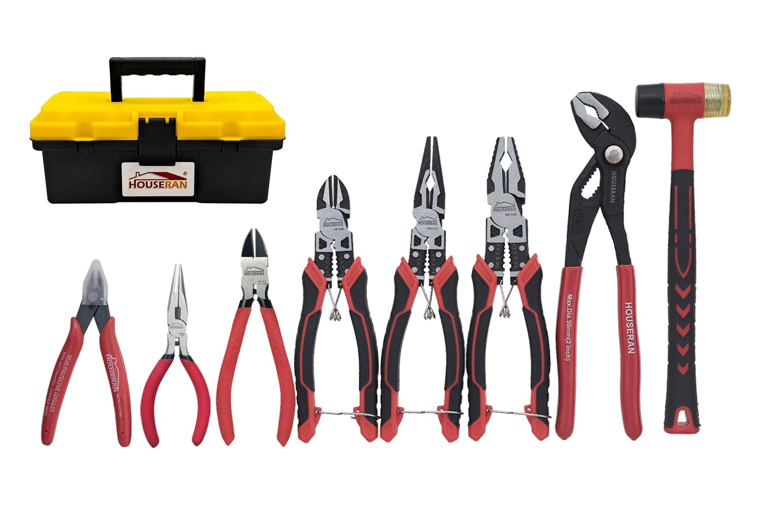 Amazon | HOUSERAN 工具 8点セット ケース付き ニッパー ペンチ ラジオ