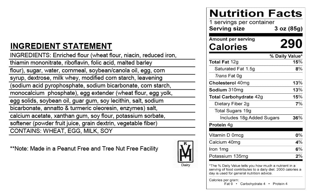 Muffin Town Cornbread Snack Loaves: 36 Individually Wrapped 3oz Butter-Toasted Muffins per Case - Bulk Fresh for Soups, Chili & BBQ