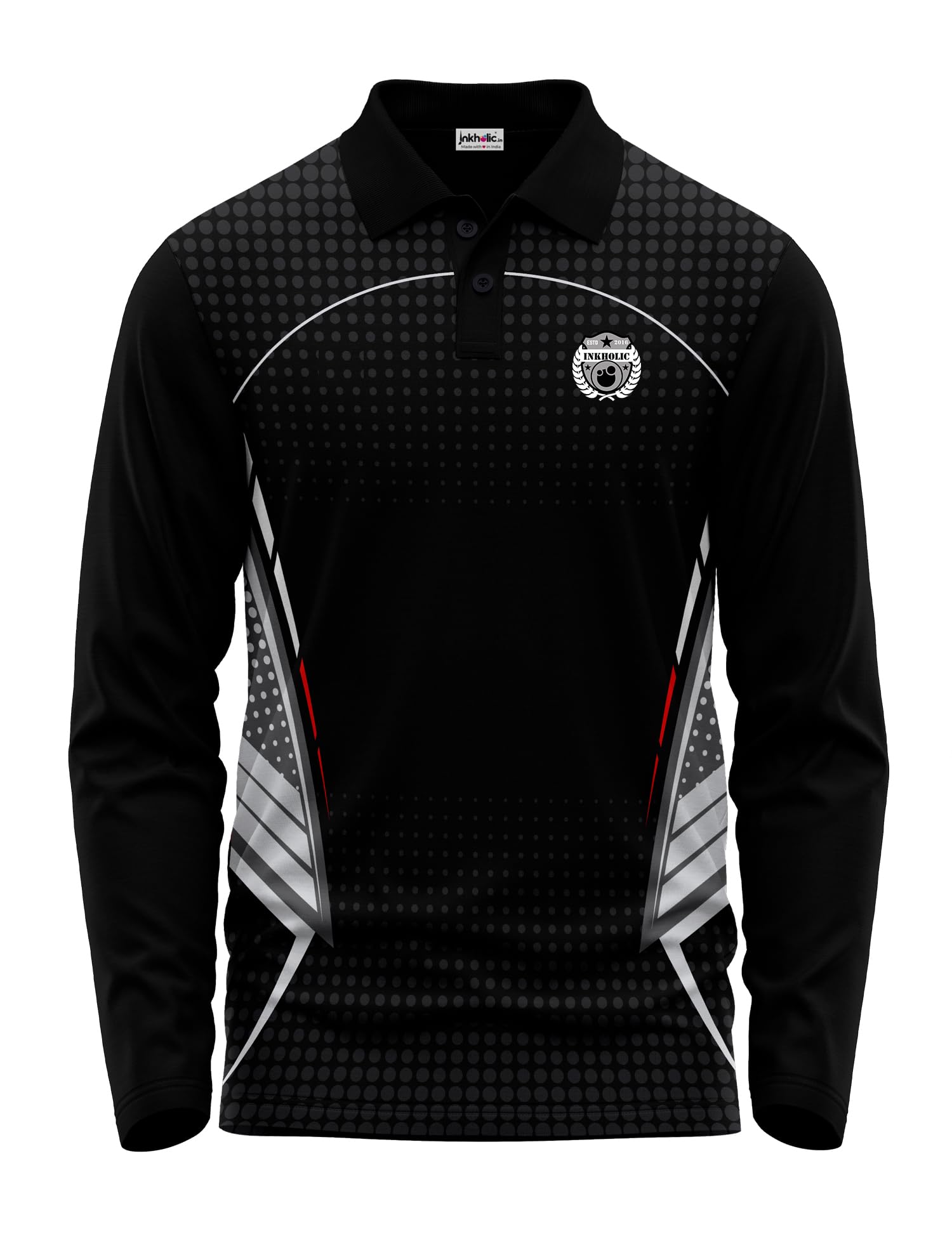 inkholic Men Collar Neck Full Sleeves Regular Fit Jersey IN4100F-picture-17