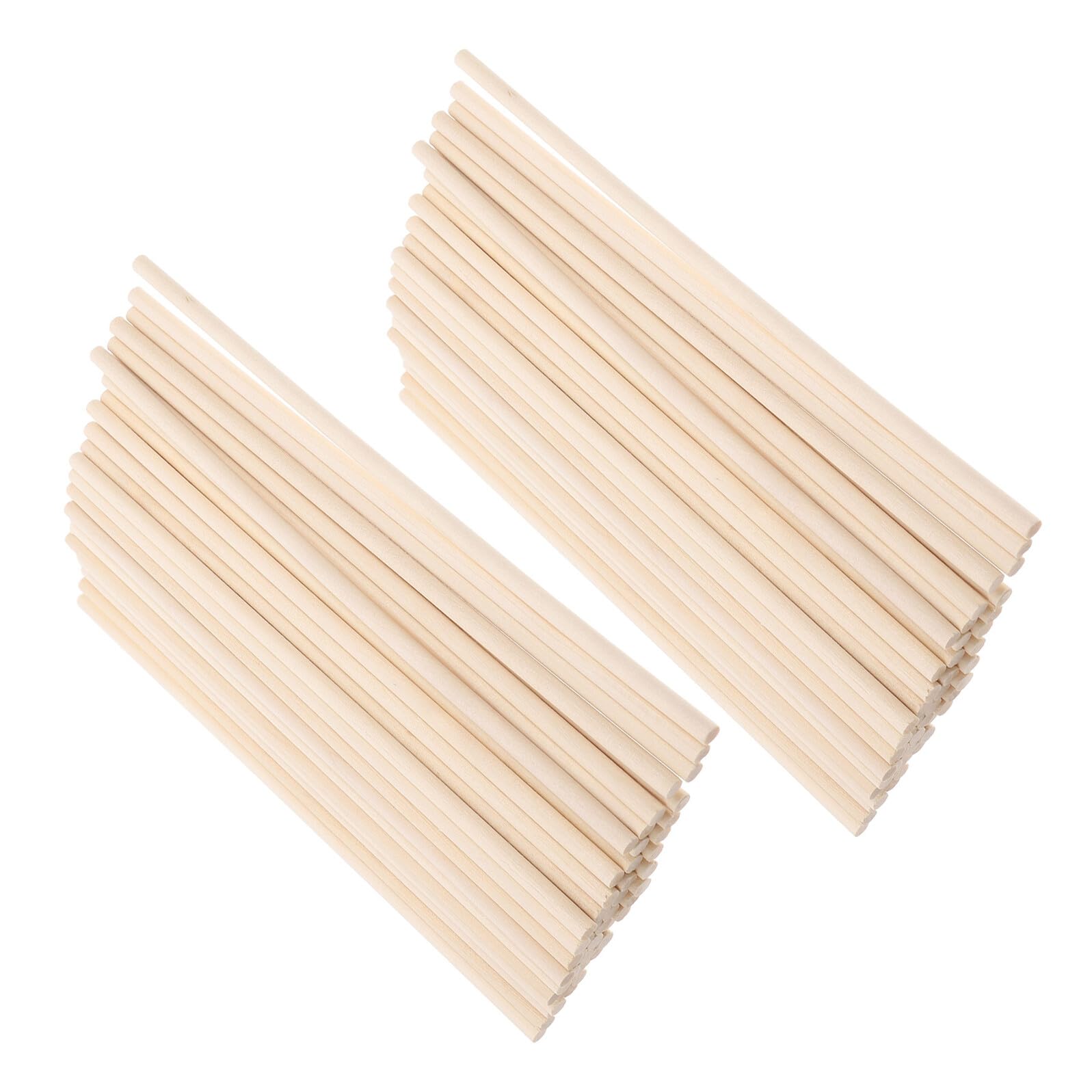 Homoyoyo 150 Piezas Palitos de Madera sin Terminar para Manualidades Pasadores de Madera Naturales Dura para Tartas Palitos de Paleta Hechos Mano para Proyectos de DIY