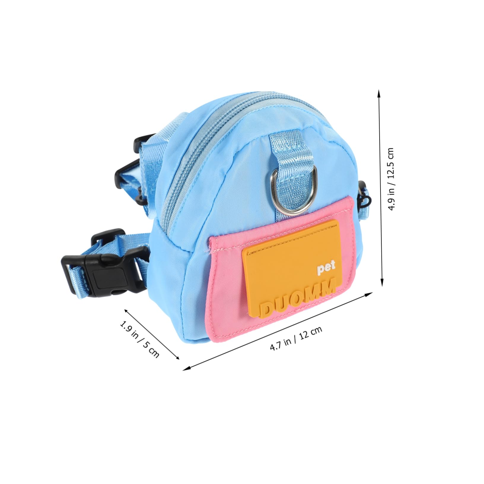 GALPADA 1Set Dog Backpack Carrier for Pets Pet Harness Bag with Built Waste Bag Dispenser Durable and Lightweight Puppy Self Carrier for Travel and Outdoor Activities