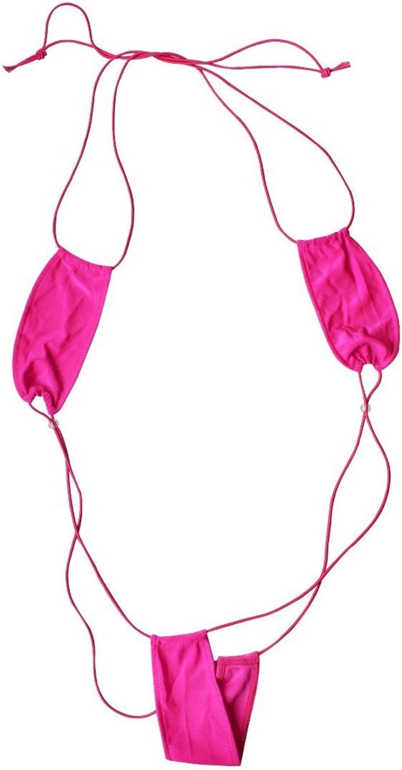Secret Love Women's Teeny Weeny Sling Shot Micro Bikini One-Piece Teddy
