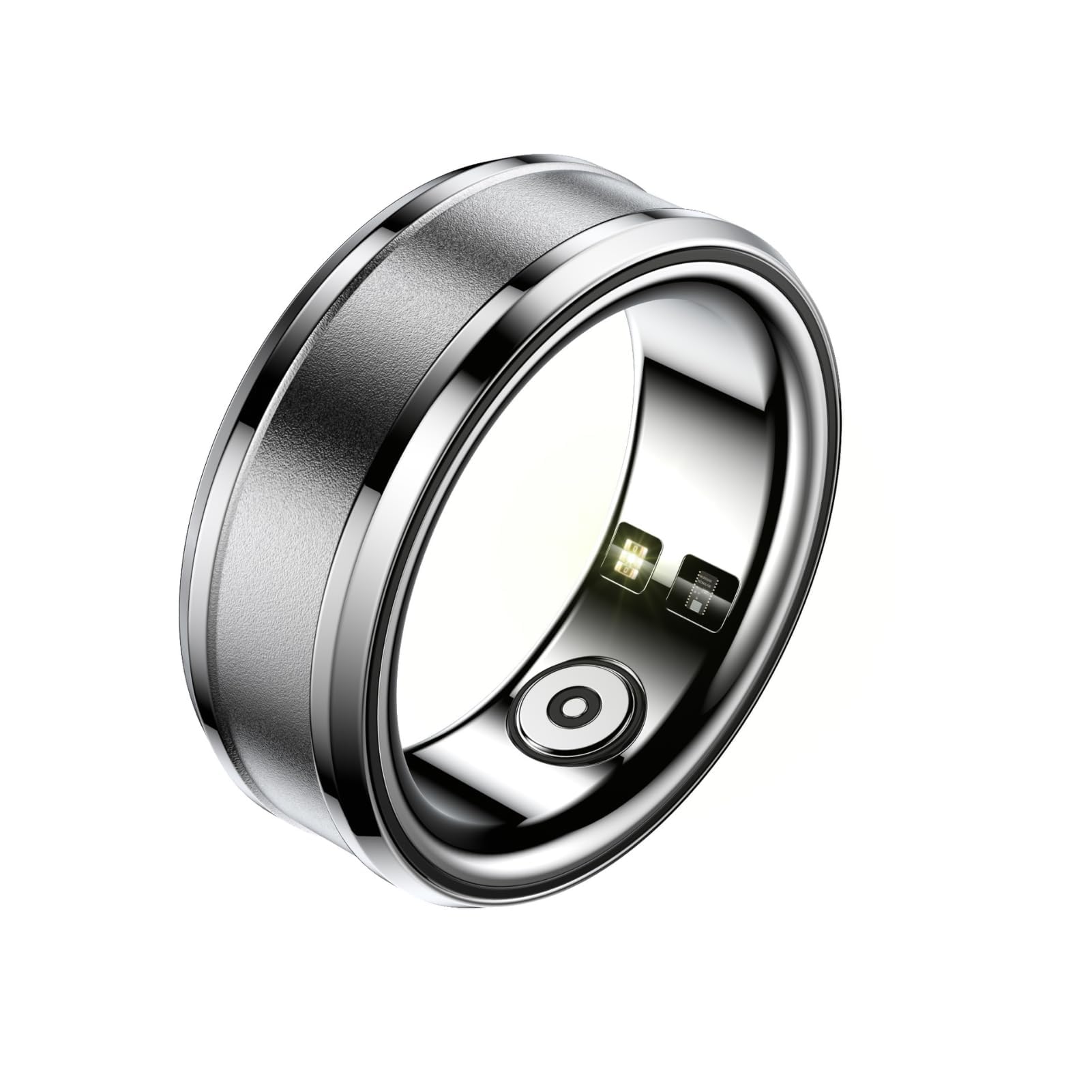 Anillos Inteligentes para Hombres y Mujeres, Anillo de Seguimiento de Fitness NFC con Función de Contador de Pasos de Monitoreo de Temperatura Corporal del Sueño, Dispositivos