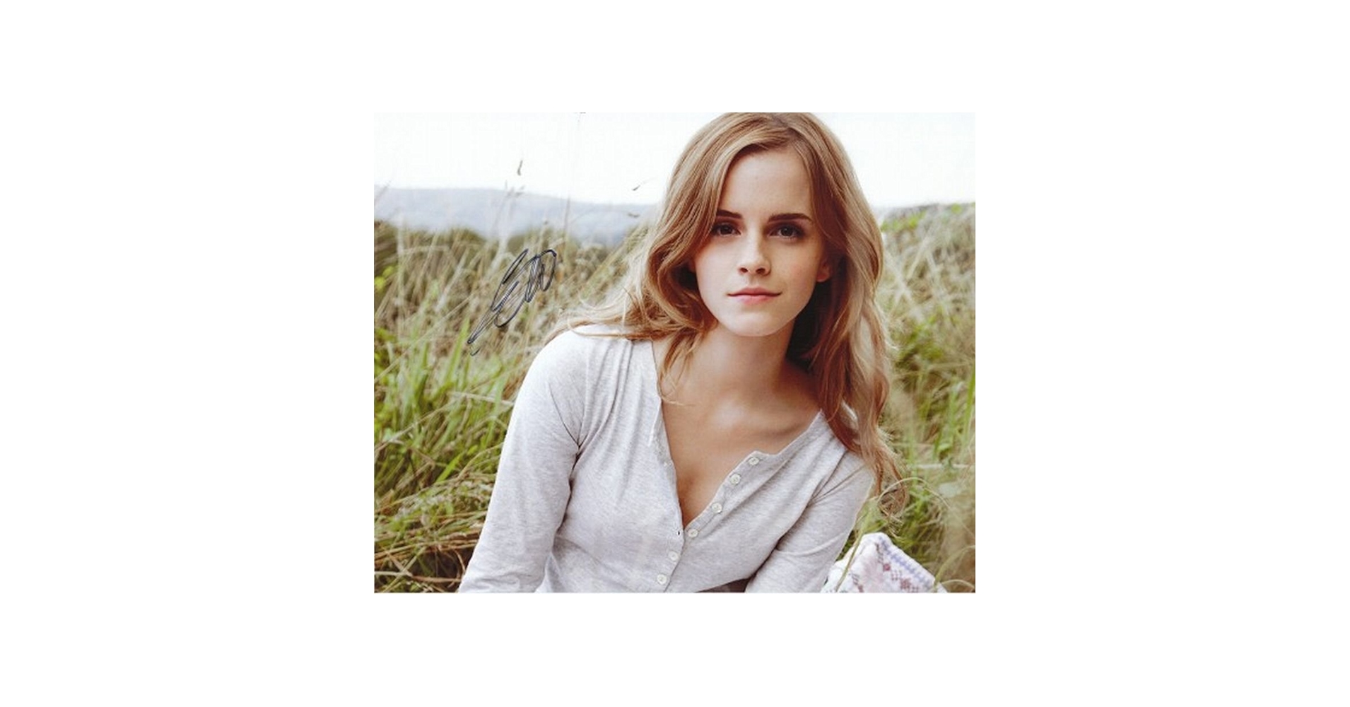 Amazon.co.jp: ◇直筆サイン ◇エマ ワトソン ◇Emma Watson