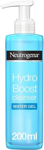 Neutrogena Hydro Boost Water Gel Cleanser Hyaluronic Acid Dry Skin 200ml