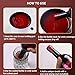 NEX&CO Bottle Sealing Wax Blocks - Resilient and Versatile Bottling Wax for Wine, Beer, and Liquor Sealing - 4 Nuggets 0.5lb with Teflon Tape - for 40-80 Bottles -RED Color