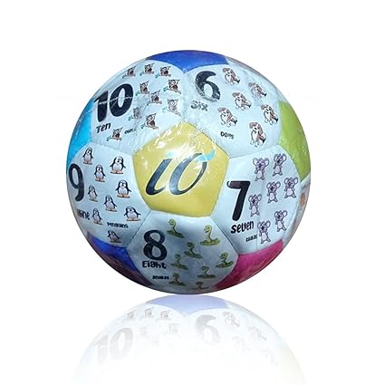 REINDEER Football All Season Football for All Ages Group Kids Adults Numeric Football Size 5 l Diameter: 26 cm l Multicolored Football l