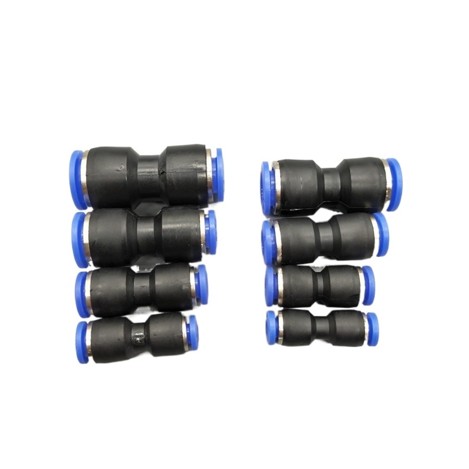 Raccordi per connettori pneumatici, Spingere con un solo tocco nei raccordi del gas diritti Connettori rapidi in plastica che montano il tubo flessibile pneumatico dell'aria(10mm 8mm)
