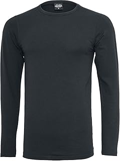 Urban Classics Men\'s Fitted Stretch L/S Tee Longsleeve T-Shirt
