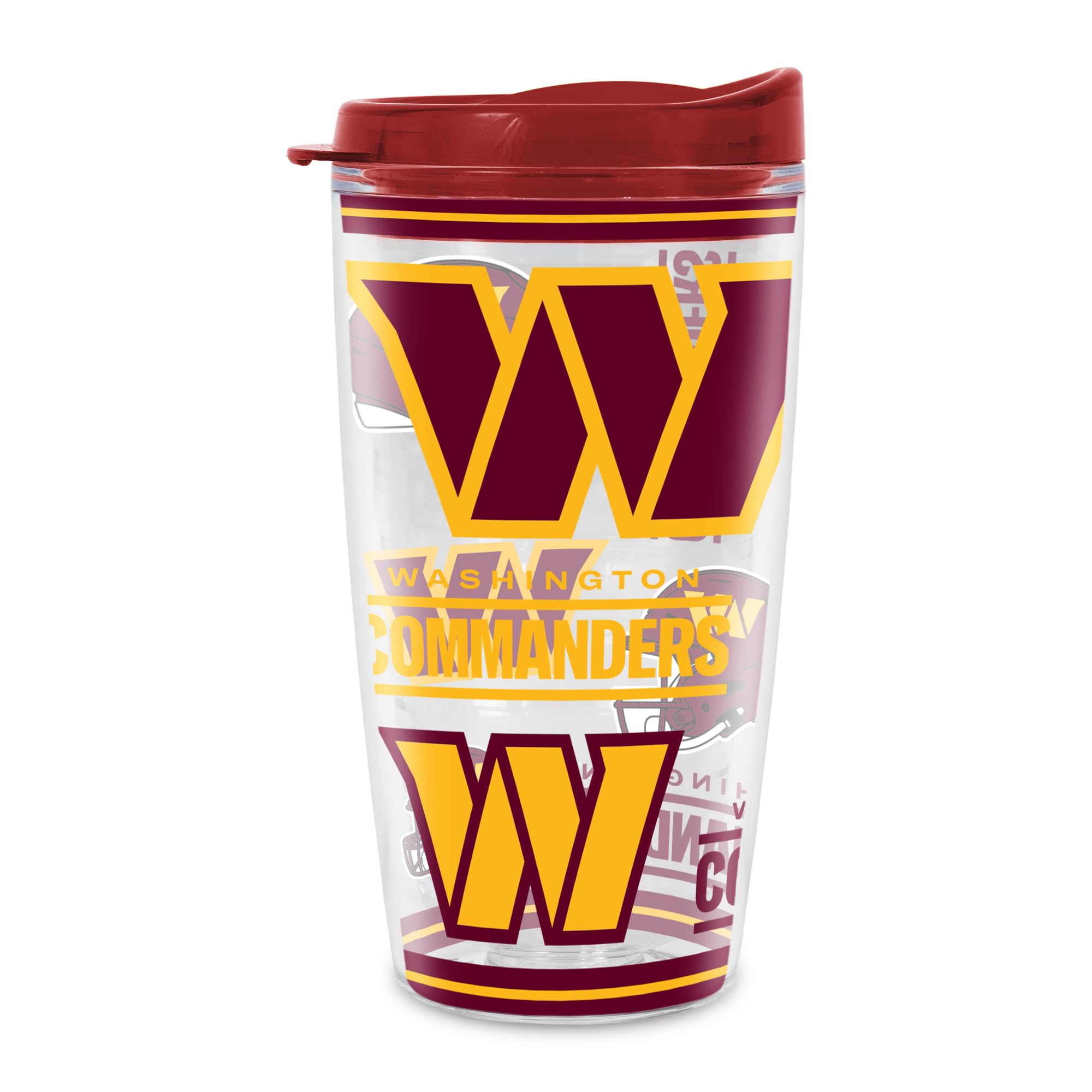 Rico Industries NFL Football Double Wall Mayhem 16oz Tritan Tumbler W Lid