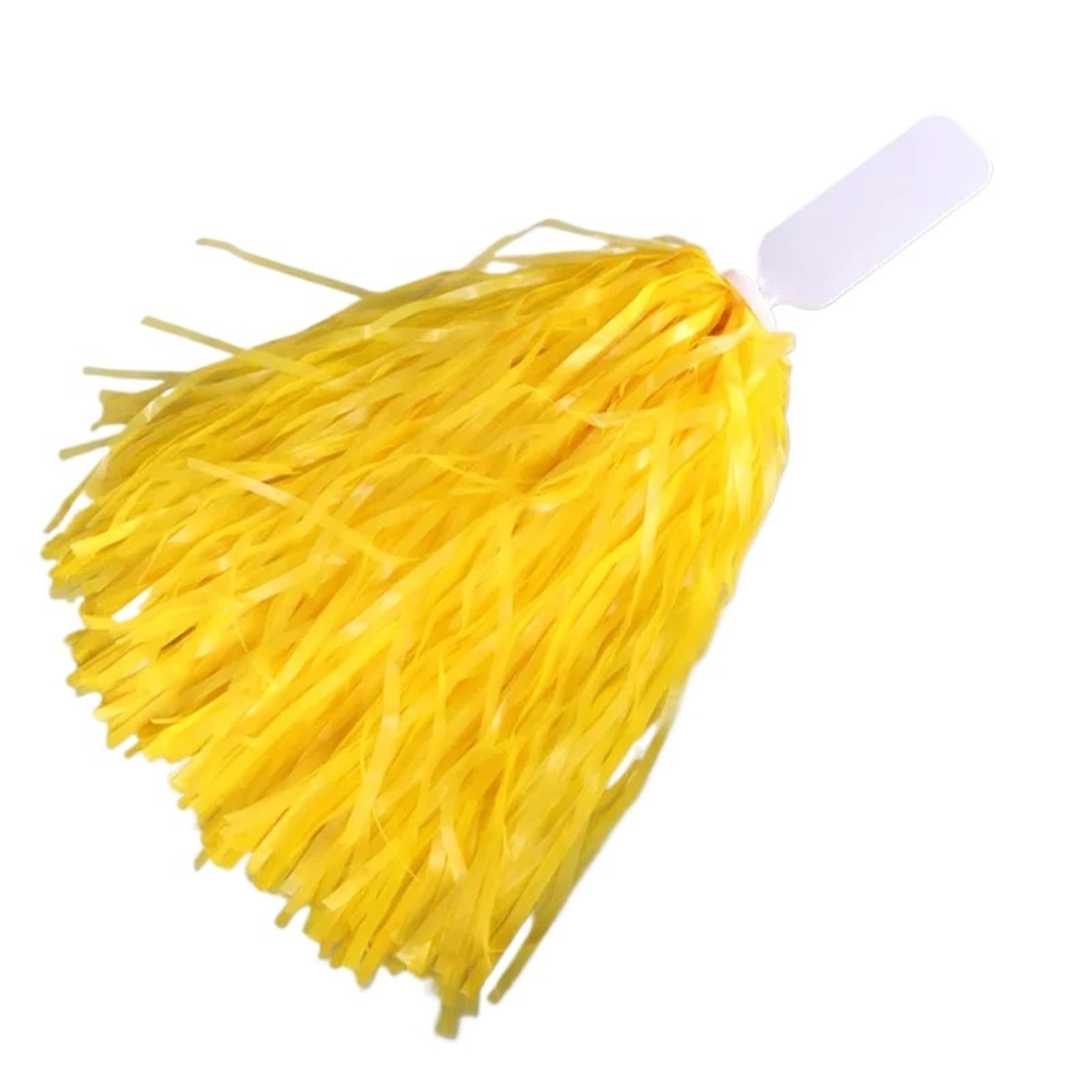 Aiqijohi Color1 Cheerleader Pom Poms Sparkly Cheer Balls With Handles For Cheerleading, Hand Dance