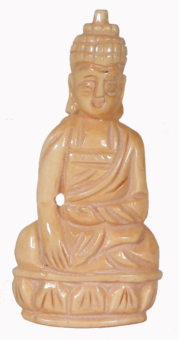 Buddha Bone Statue Naga Land Tibet Sacred Stones Amulet
